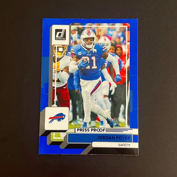 Jordan Poyer: Buffalo Bills, Safety 2022 Panini Donruss Press Proof #119 - Picture 1 of 2